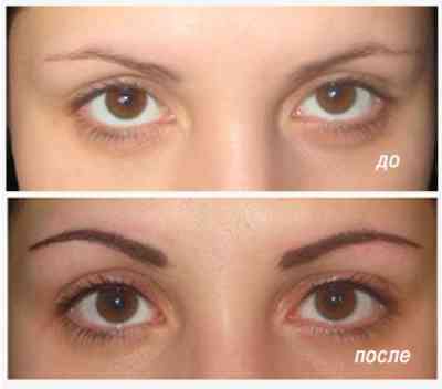 Перманентный макияж глаз межресничный фото до и после