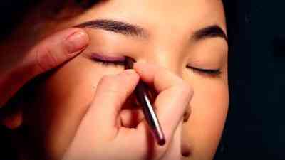 Видео макияж для узких глаз