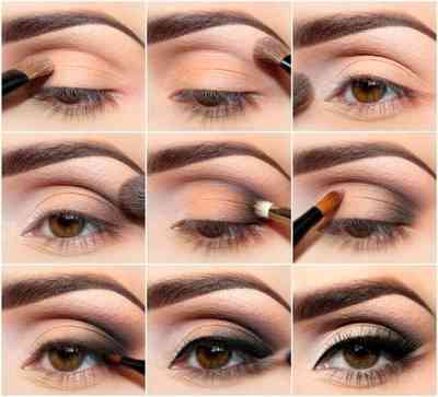 Как научиться красить глаза тенями поэтапная инструкция
