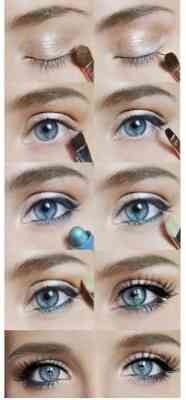 Как красить глаза голубоглазым фото