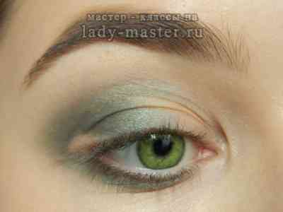 Мастер класс макияжа для зеленых глаз