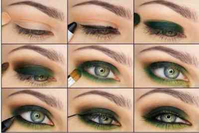Виды макияжа для зеленых глаз фото