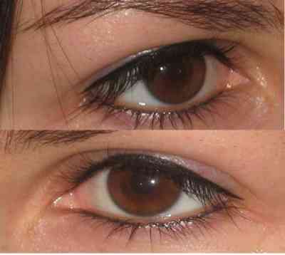 Перманентный макияж глаз фото до и после