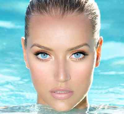 Красивый летний макияж для голубых глаз