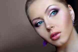 Свадебный макияж для серо голубых глаз и русых волос