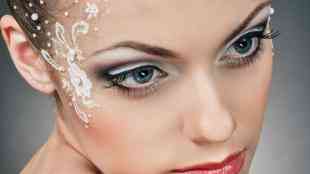 Свадебный макияж для серо голубых глаз и русых волос