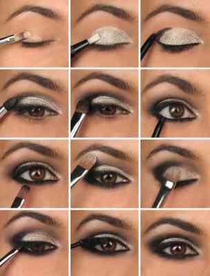 Как сделать макияж смоки айс для карих глаз