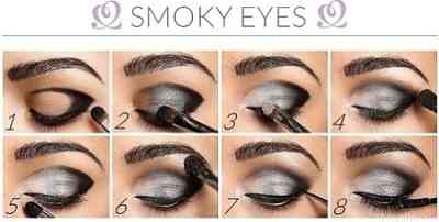 Smoky eyes макияж для серых глаз
