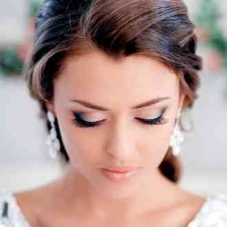 Нежный свадебный макияж для зеленых глаз фото