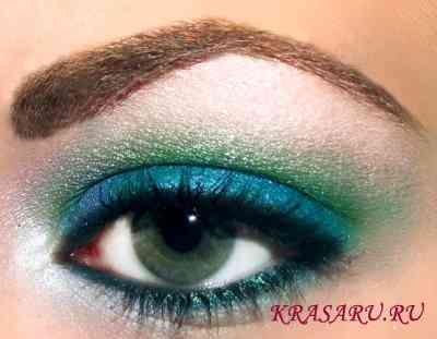 Праздничный макияж для зеленых глаз видео