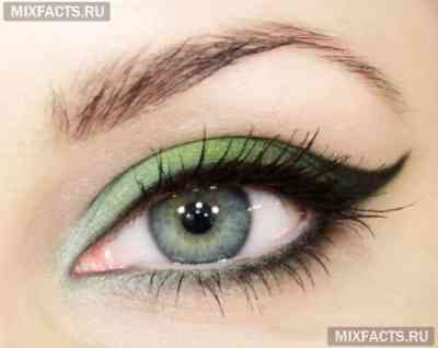 Лёгкий макияж для зелёных глаз на свадьбу