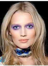 Макияж глаз фото с фиолетовыми тенями
