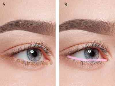 Красивый макияж для глаз для увеличения глаз