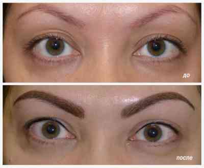Перманентный макияж глаз межресничный фото до и после