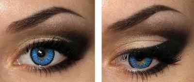 Естественный макияж для голубых глаз и русых волос