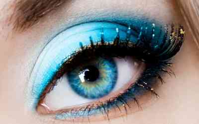 Макияж для голубых глаз и светлых волос фото
