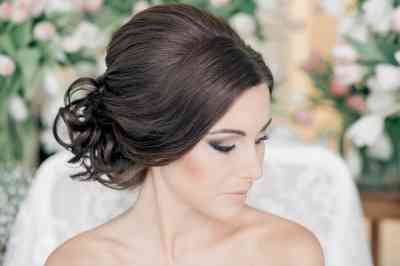 Свадебный макияж фото для невесты брюнетки с серо голубыми глазами