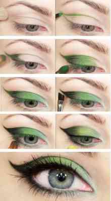 Как сделать макияж для зеленых глаз