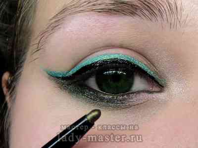 Красивый вечерний макияж для зеленых глаз поэтапно фото