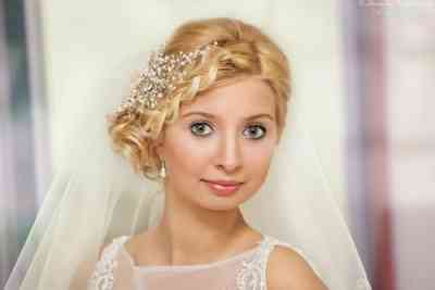 Макияж для невесты с зелеными глазами блондинка фото