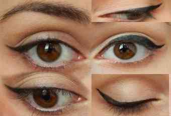 Как красить стрелки на глазах с нависшим веком