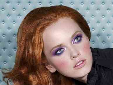 Фото макияж для голубых глаз и рыжих волос фото