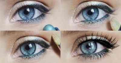 Супер красивый макияж для голубых глаз