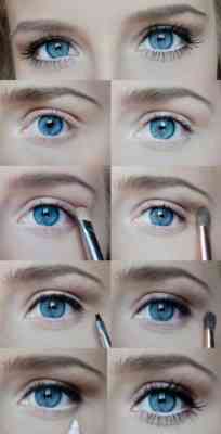 Супер красивый макияж для голубых глаз
