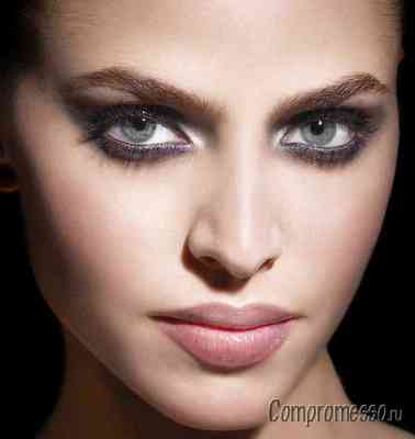 Правильный макияж для серых глаз пошагово в картинках