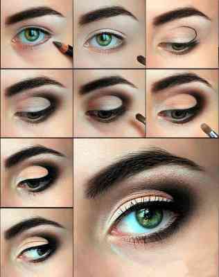 Греческий макияж для зеленых глаз