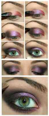 Как самой сделать макияж для зеленых глаз поэтапно фото для начинающих