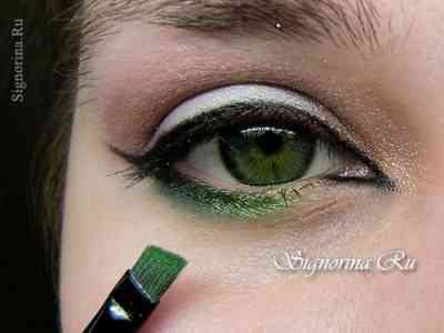 Макияж свадебный для зеленых глаз со стрелками