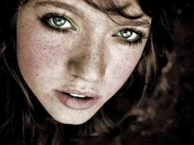 Рыжие девушки с зелеными глазами макияж фото