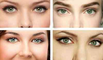 Вечерний несложный макияж для зеленых глаз