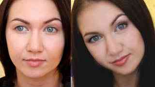 Видео как уменьшить глаза с помощью макияжа