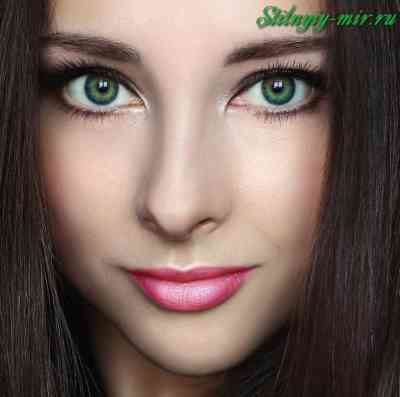 Макияж для серо зелёных глаз и темных волос поэтапно фото