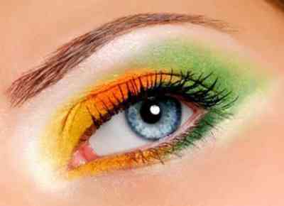 Как красить глаза тенями 3 цвета