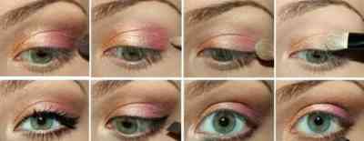 Как красить глаза тенями 3 цвета