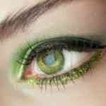 Макияж тёмный для зелёных глаз
