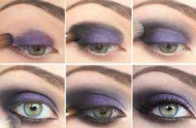 Правильный макияж глаз тенями