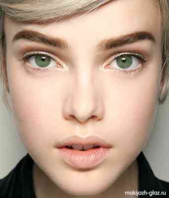 Макияж глаз для русых волос и серо зеленых глаз