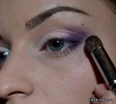 Макияж глаз фото с фиолетовыми тенями